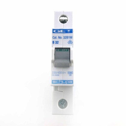 GET Schupa 32B1M B32 32A 32 Amp MCB Circuit Breaker Type B